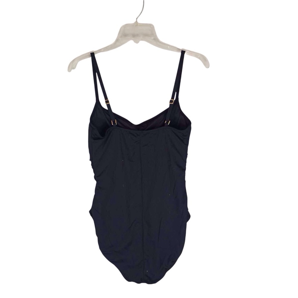 La Blanca Black Island Goddess One Piece Swimsuit Size 14 - Picture 4 of 7